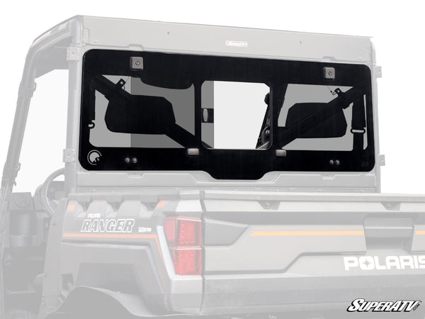 POLARIS RANGER XP 900 GLASS SLIDING REAR WINDSHIELD