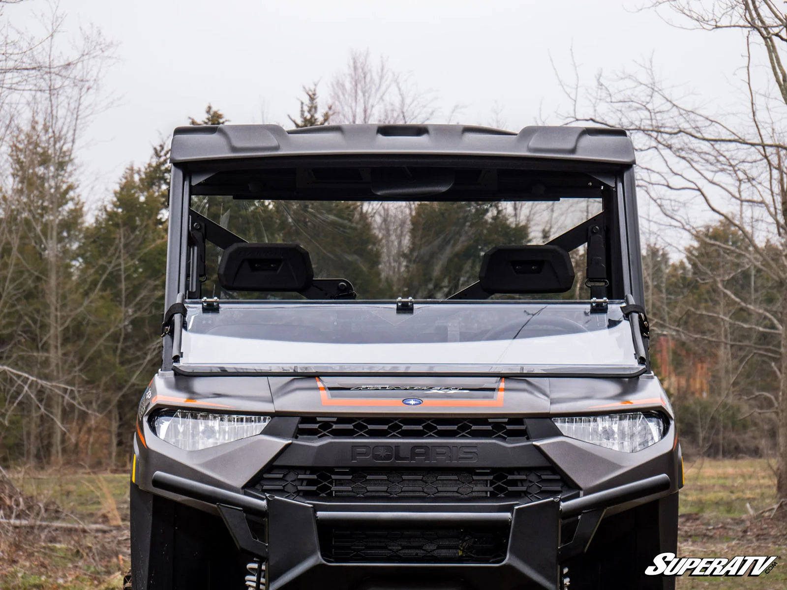 Polaris Ranger XP 1000 Flip Down Windshield Scratch Resistant Polycarbonate