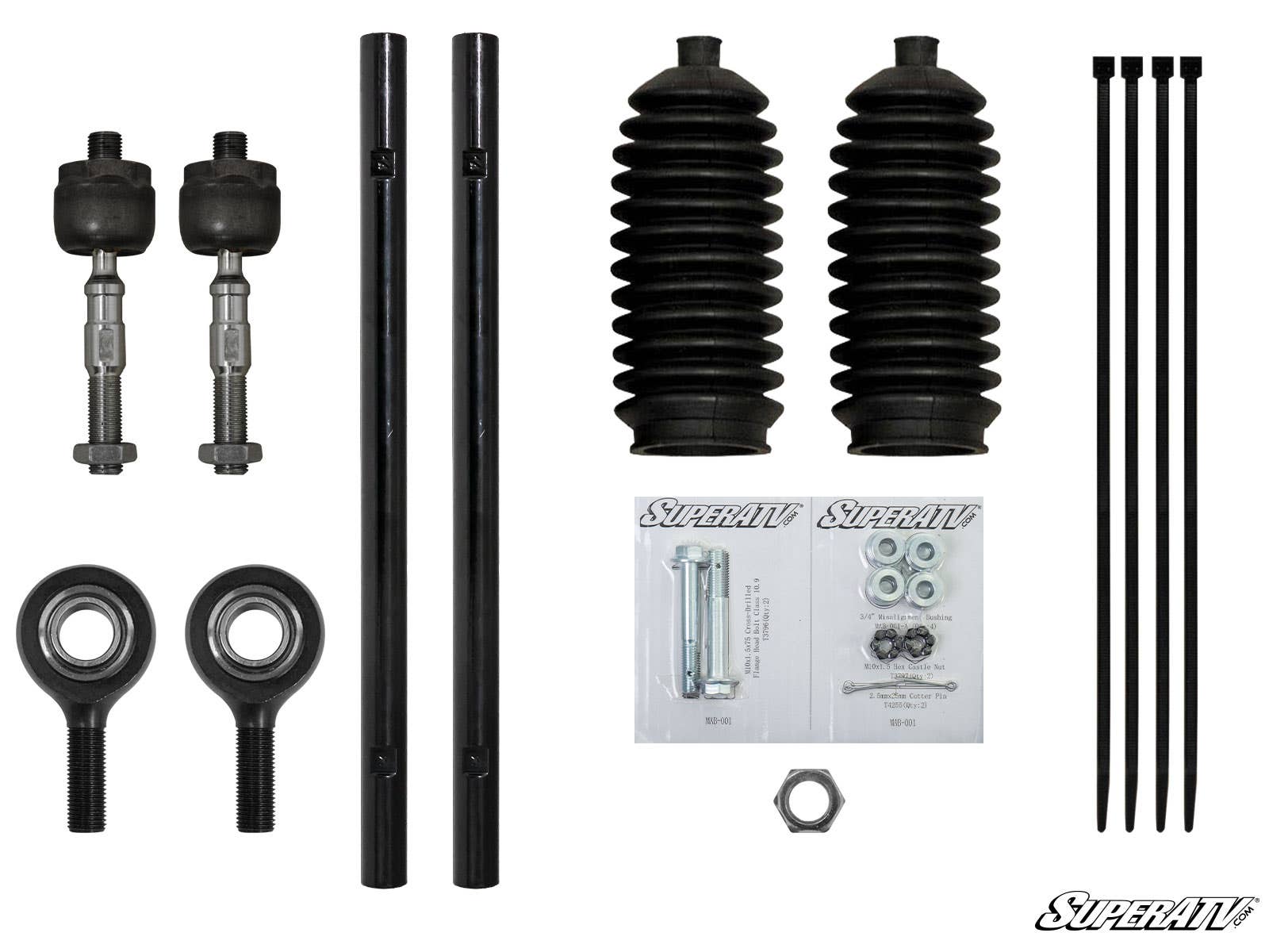 POLARIS RANGER XP 1000 HEAVY-DUTY TIE ROD KIT—FOR SUPERATV 2" OFFSET A-ARMS