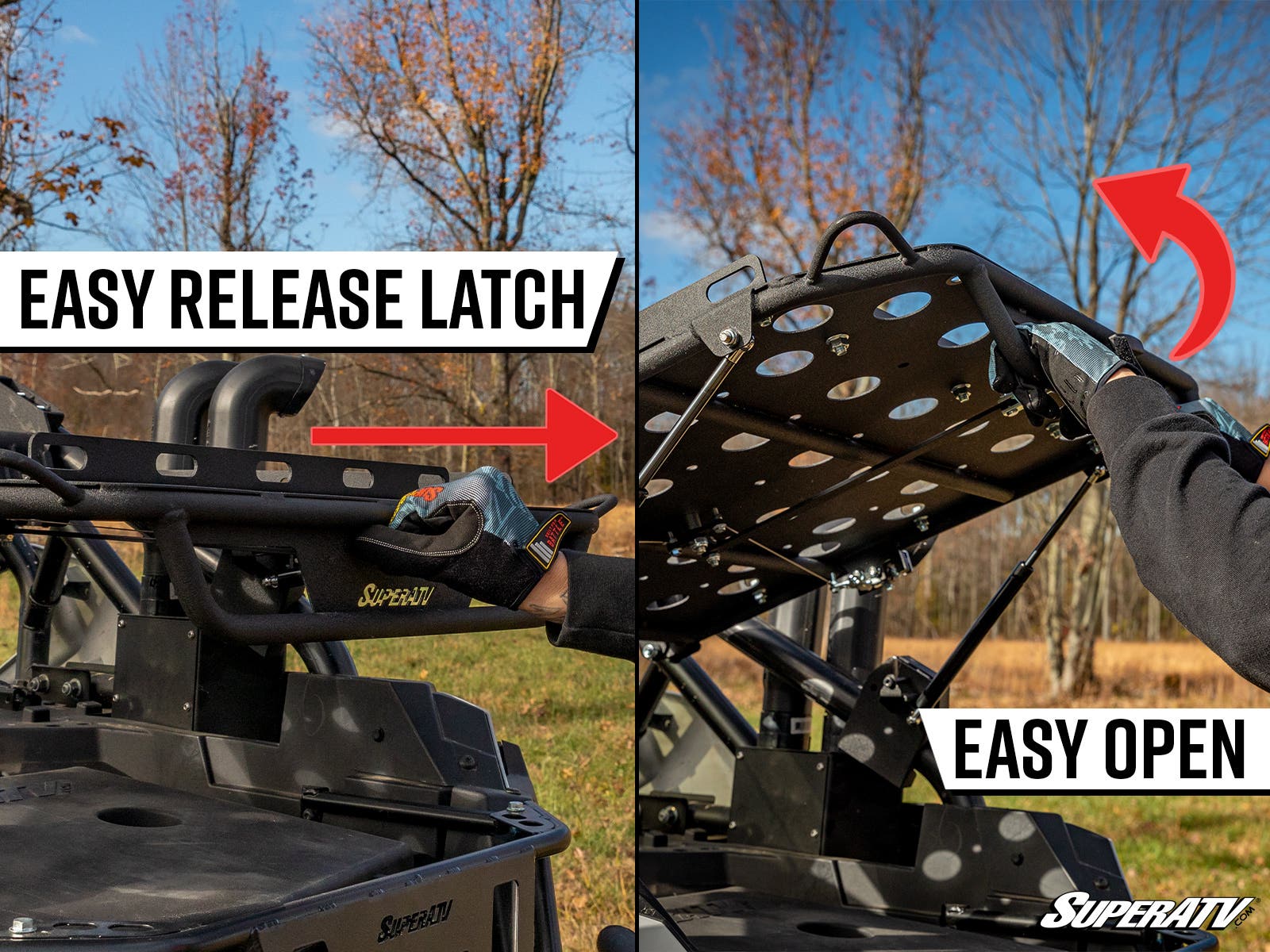 POLARIS RZR XP TURBO CARGO RACK ALPHA