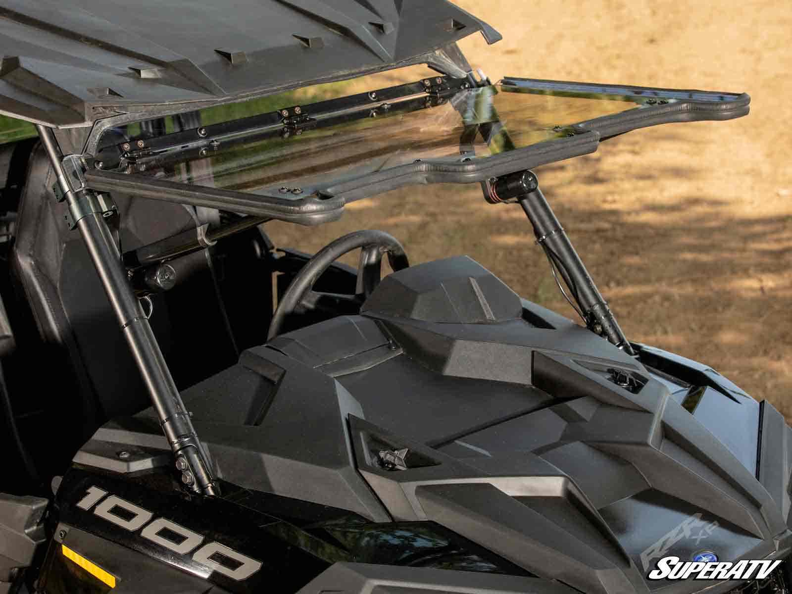 POLARIS RZR XP TURBO MAXDRIVE POWER FLIP WINDSHIELD
