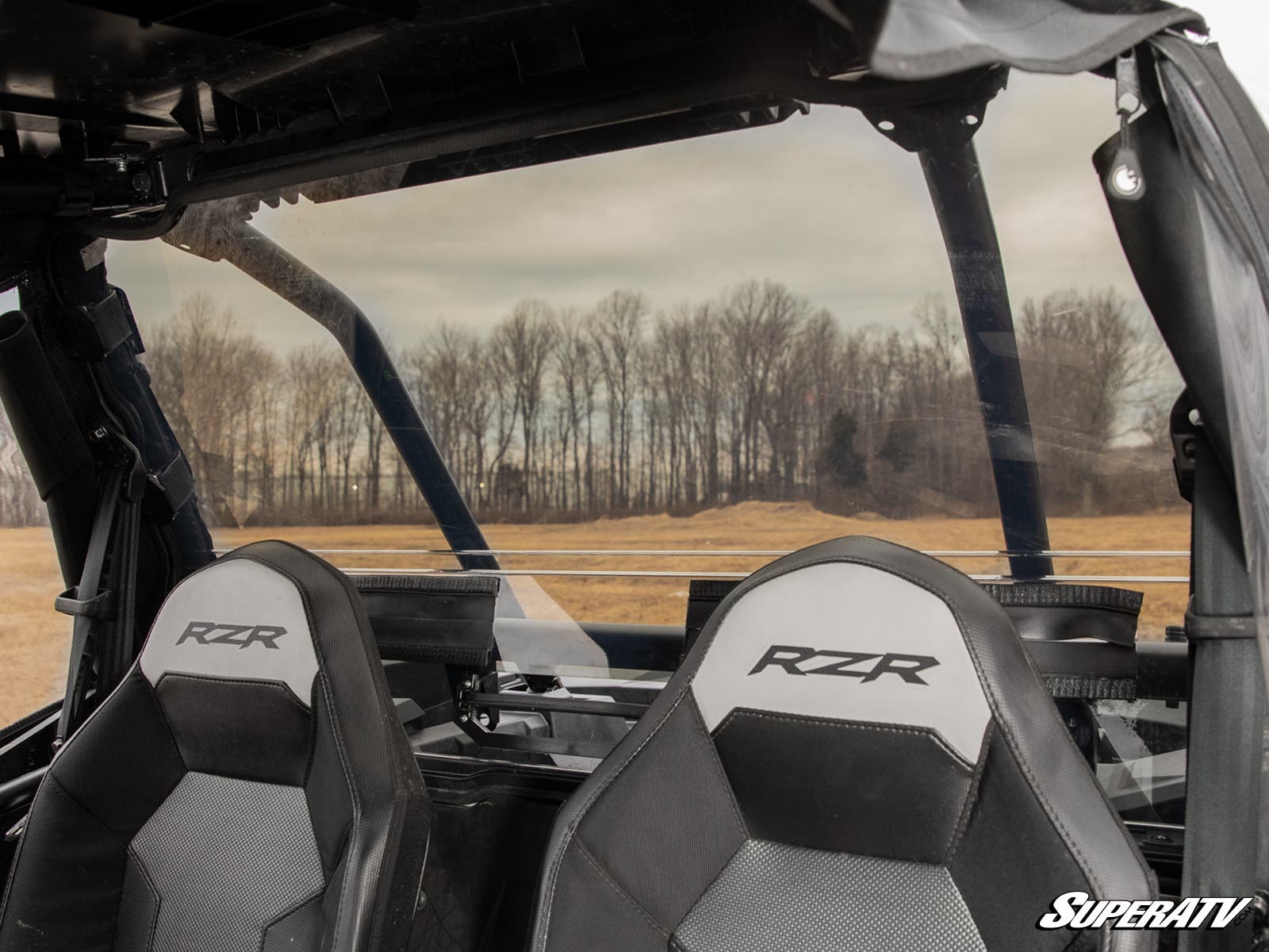 POLARIS RZR XP TURBO REAR VENTED WINDSHIELD