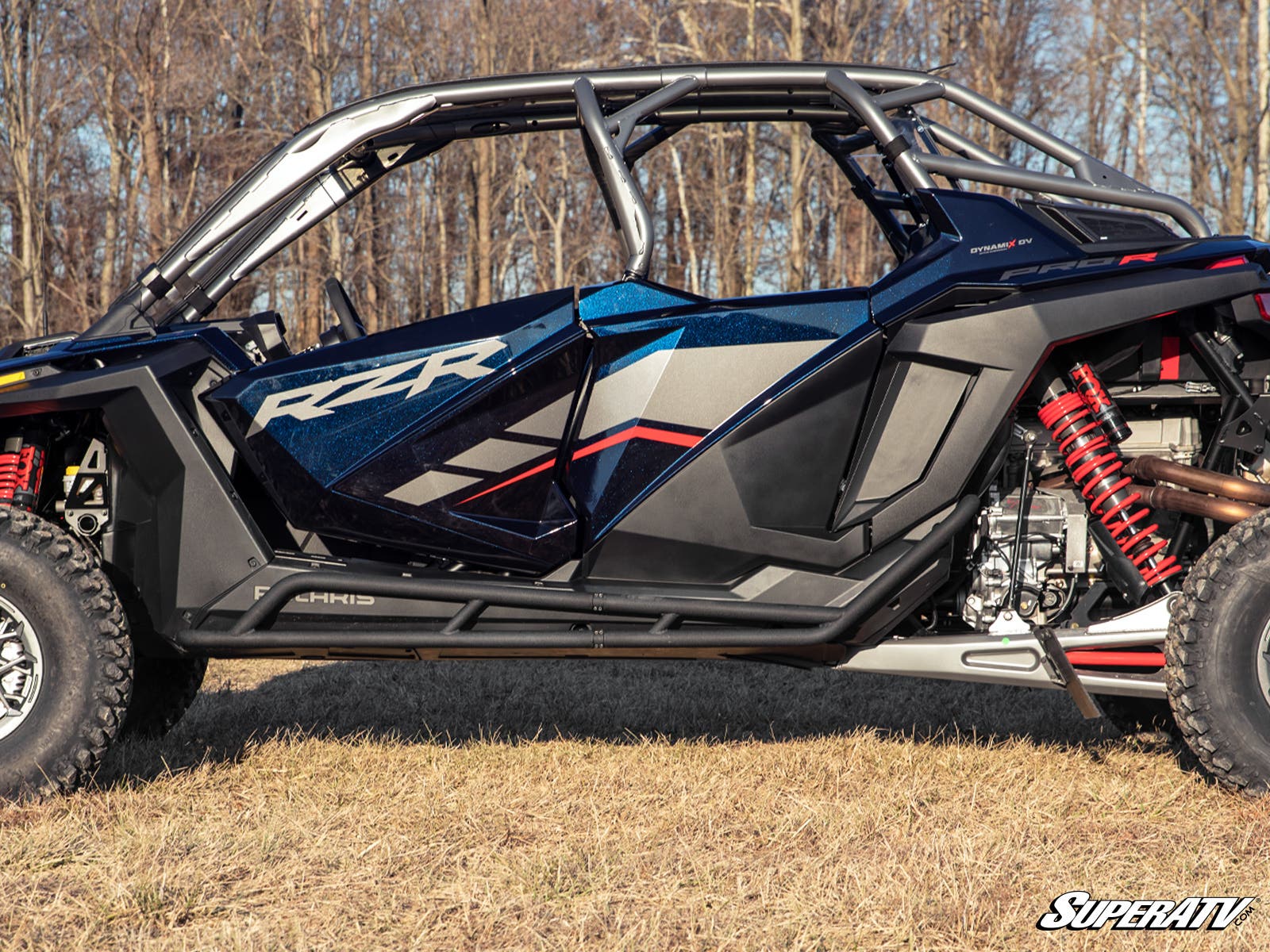 POLARIS RZR TURBO R 4 ROCK SLIDER NERF BARS
