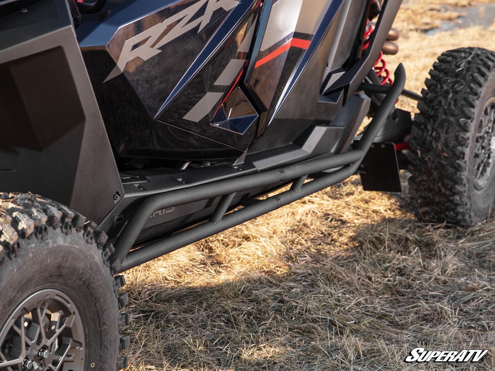 POLARIS RZR TURBO R 4 ROCK SLIDER NERF BARS