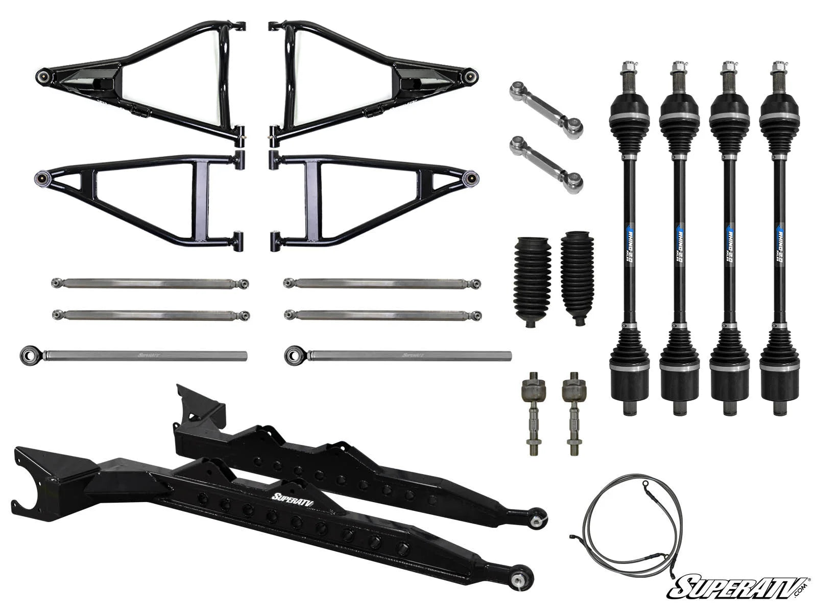 Polaris RZR XP Turbo 3" Chromoly Tubed Long Travel Kit