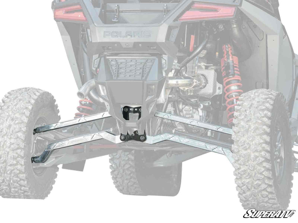 POLARIS RZR TURBO R HIGH-CLEARANCE BILLET RADIUS ARMS