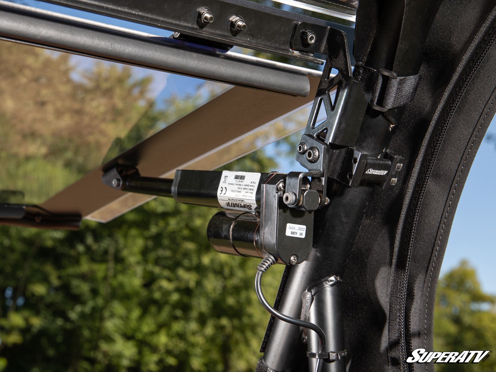POLARIS RZR XP MAXDRIVE POWER FLIP WINDSHIELD