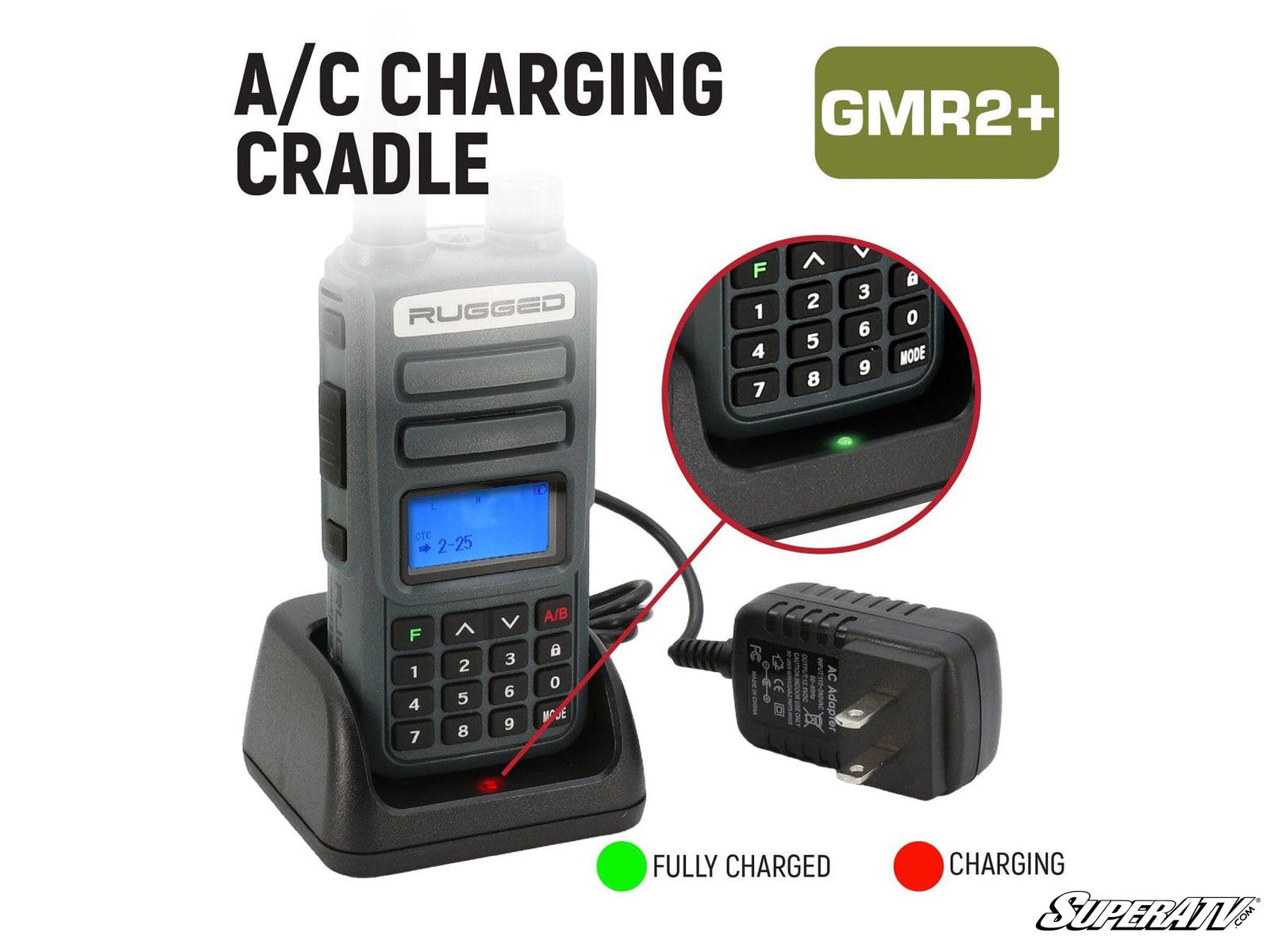 Rugged Radios Rugged GMR2 PLUS—GMRS and FRS Two-Way Handheld Radio