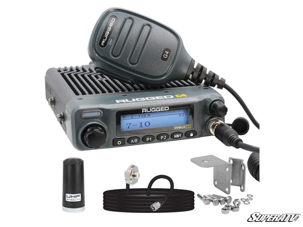 Rugged Radios Radio Kit Lite—Rambler G4 GMRS Band Mobile Radio with Stealth Antenna