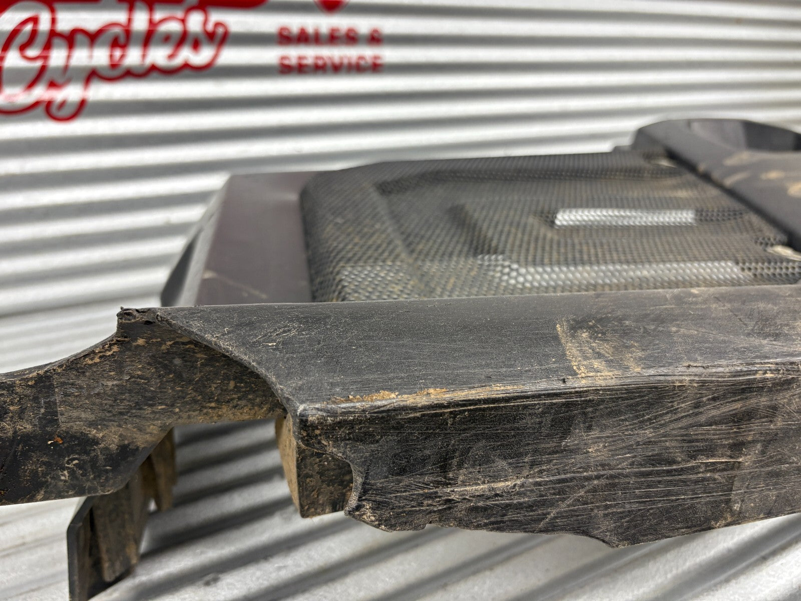 2013-2019 Polaris Brutus HDO Left Black Rear Fender w/ Rocker Panel 5439007-070