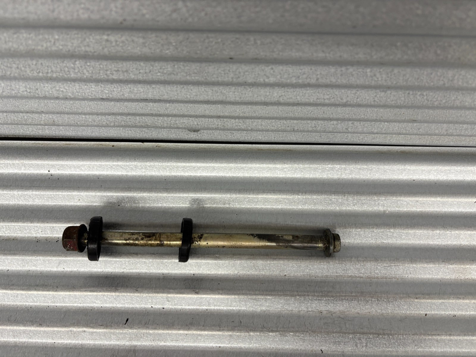 1986 Honda XL 600R Swingarm Pivot Bolt With Caps OEM 90121-MG3-000