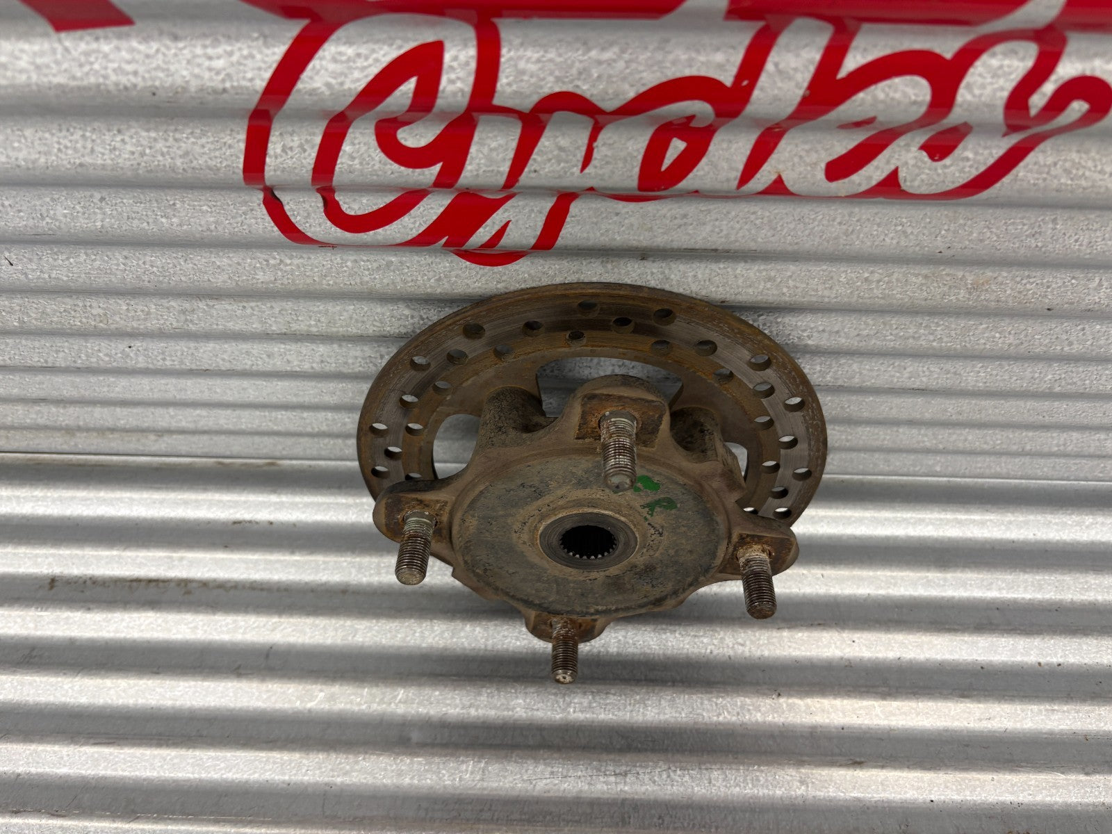 2010 Kawasaki Teryx 750 Front Right Wheel Hub with Disc Brake Rotor OEM 49030