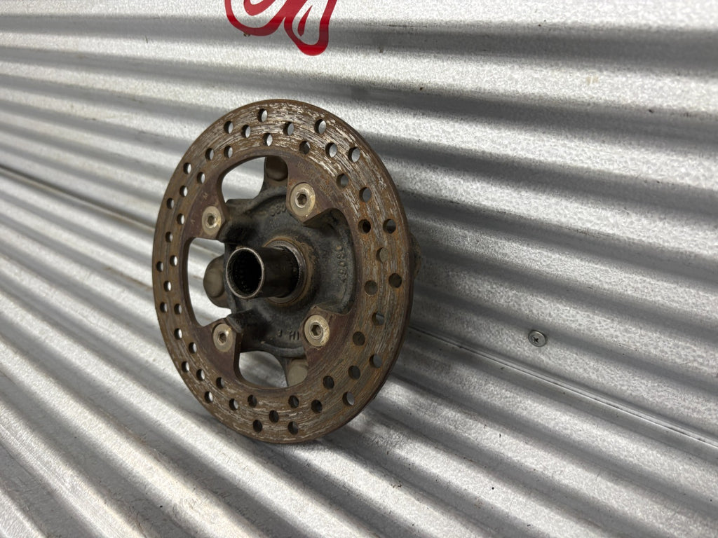 2010 Kawasaki Teryx 750 Front Right Wheel Hub with Disc Brake Rotor OEM 49030