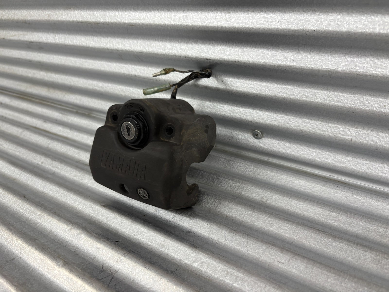 2000 Yamaha Blaster YFS200 Handlebar Protector and Ignition OEM 2GU-26124-01-00