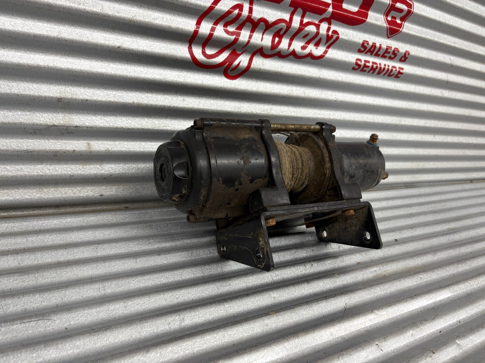 VIPER Midnight MD-3500 UTV/ATV 3500lb Black Synthetic Rope Winch Wiring Included