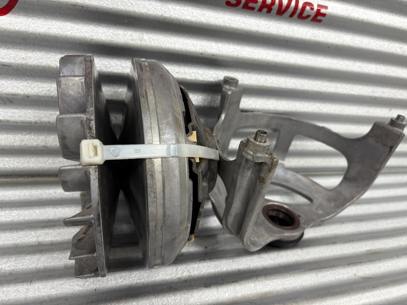 2013 Suzuki KingQuad 750 AXi Primary Drive Clutch with Bracket OEM 21110-31G00