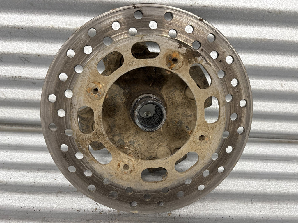2013 Suzuki KingQuad 750 AXi Front Right Hub and Rotor OEM 54110-31G00