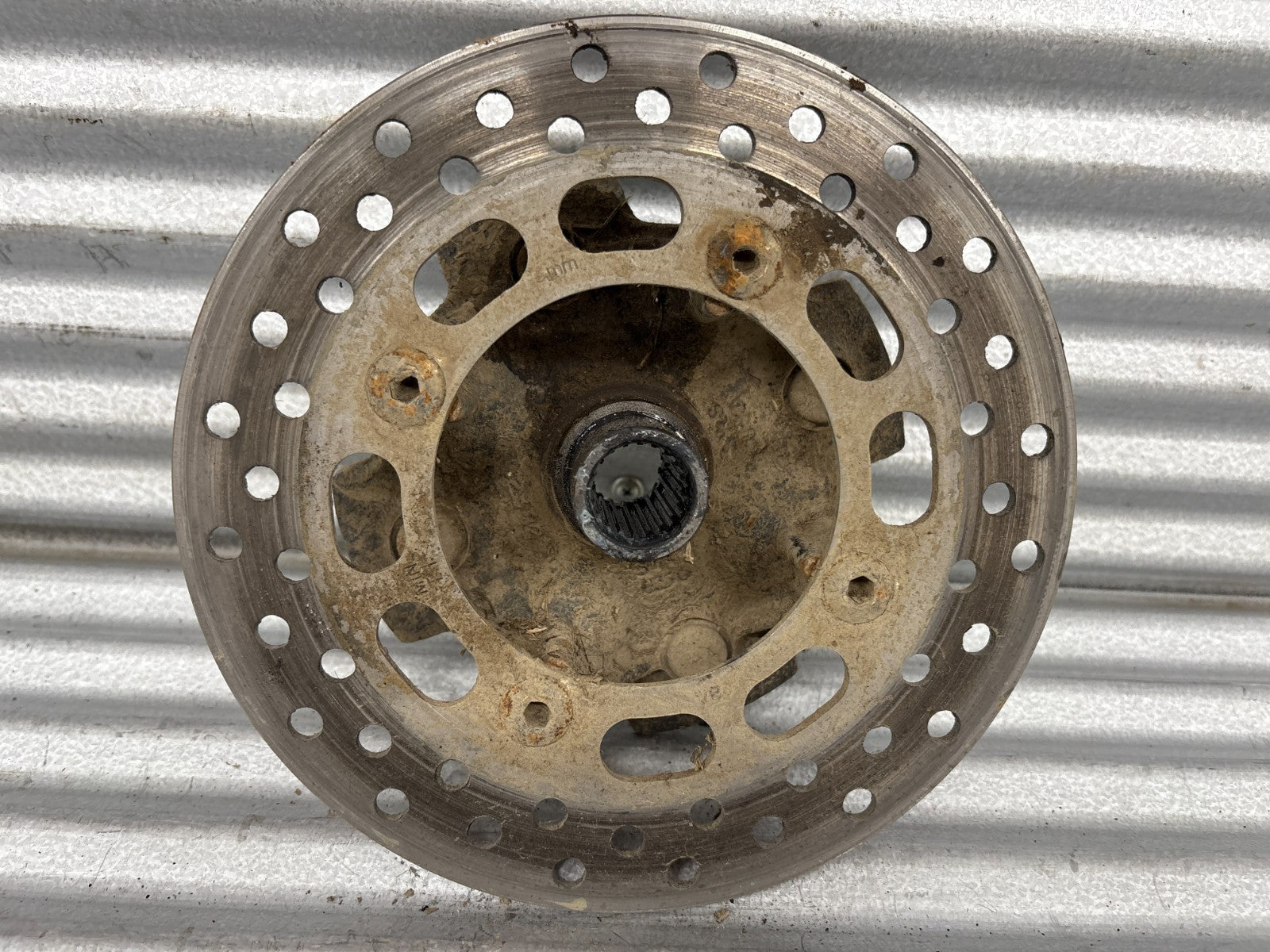 2013 Suzuki KingQuad 750 AXi Front Right Hub and Rotor OEM 54110-31G00