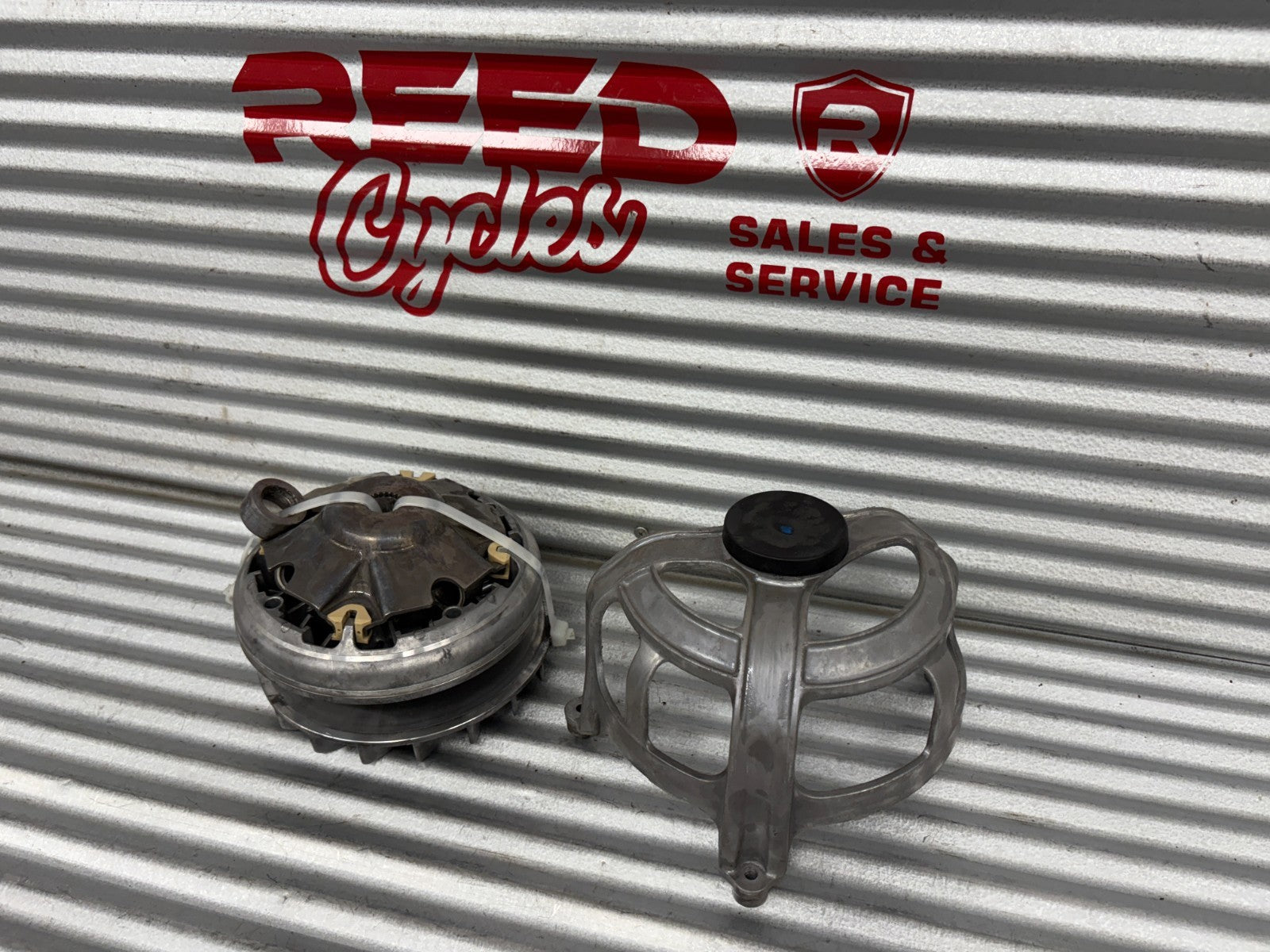 2013 Suzuki KingQuad 750 AXi Primary Drive Clutch with Bracket OEM 21110-31G00