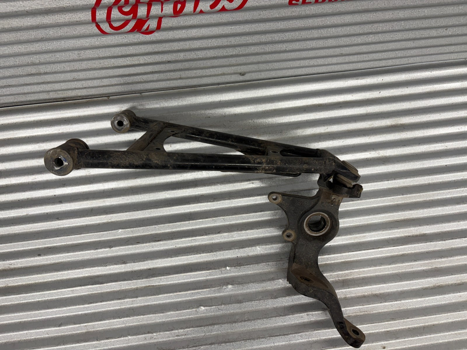 2010 Kawasaki Teryx 750 Left Front Knuckle with A-Arm OEM 39186-0096