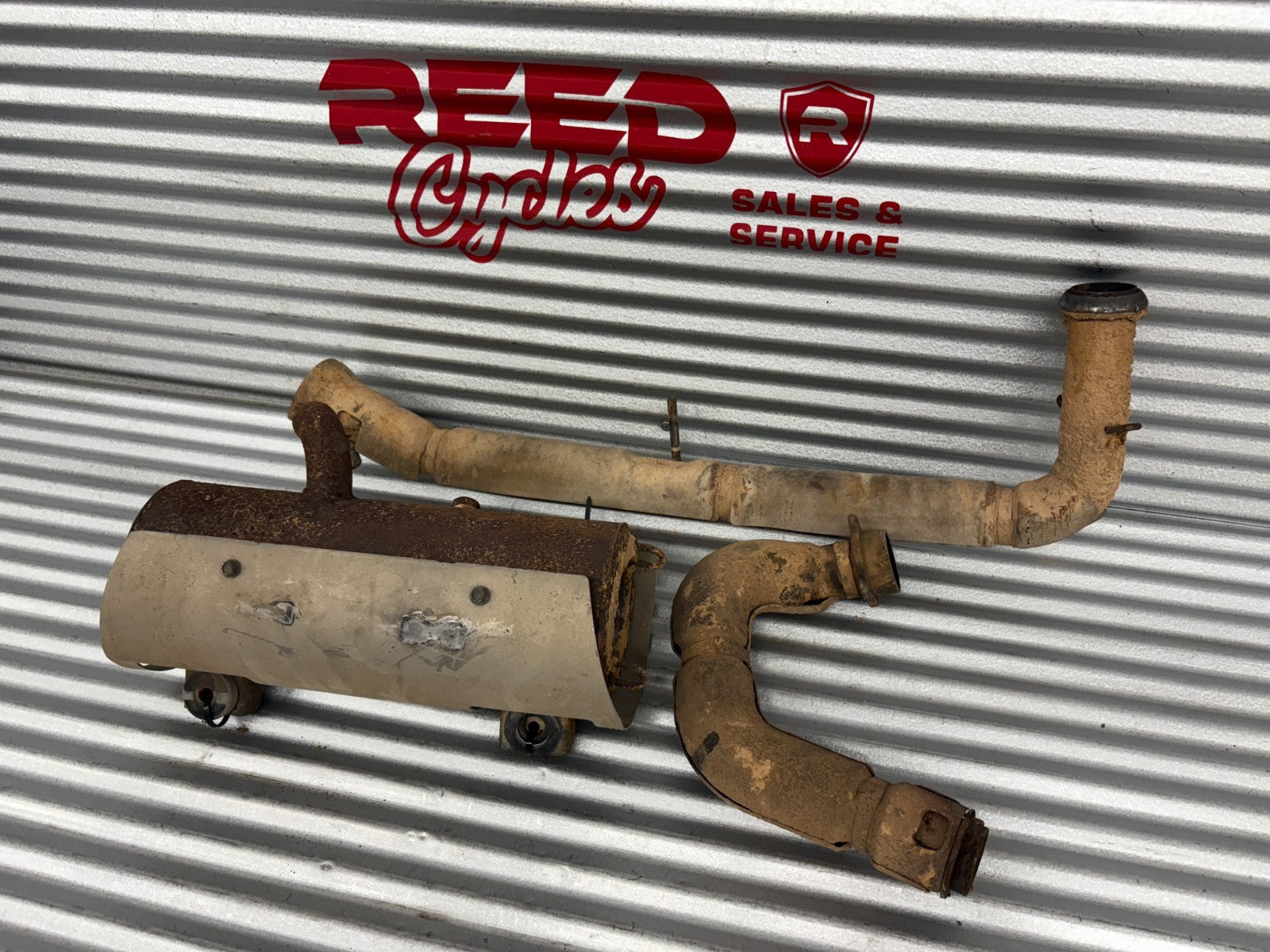 2014 Polaris Ranger 570 EFI EPS Exhaust Muffler OEM 1262335-489