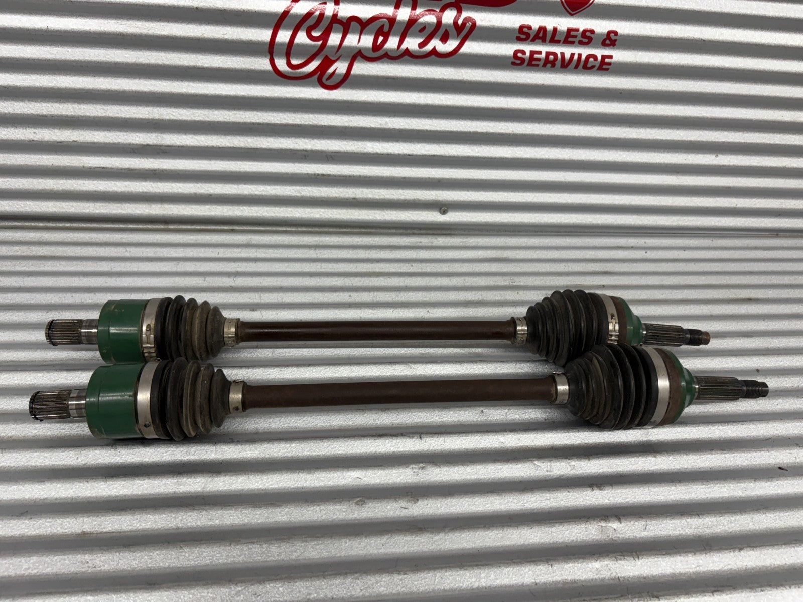 2010 Kawasaki Teryx 750 Left & Right Rear Axles OEM 59266-0018