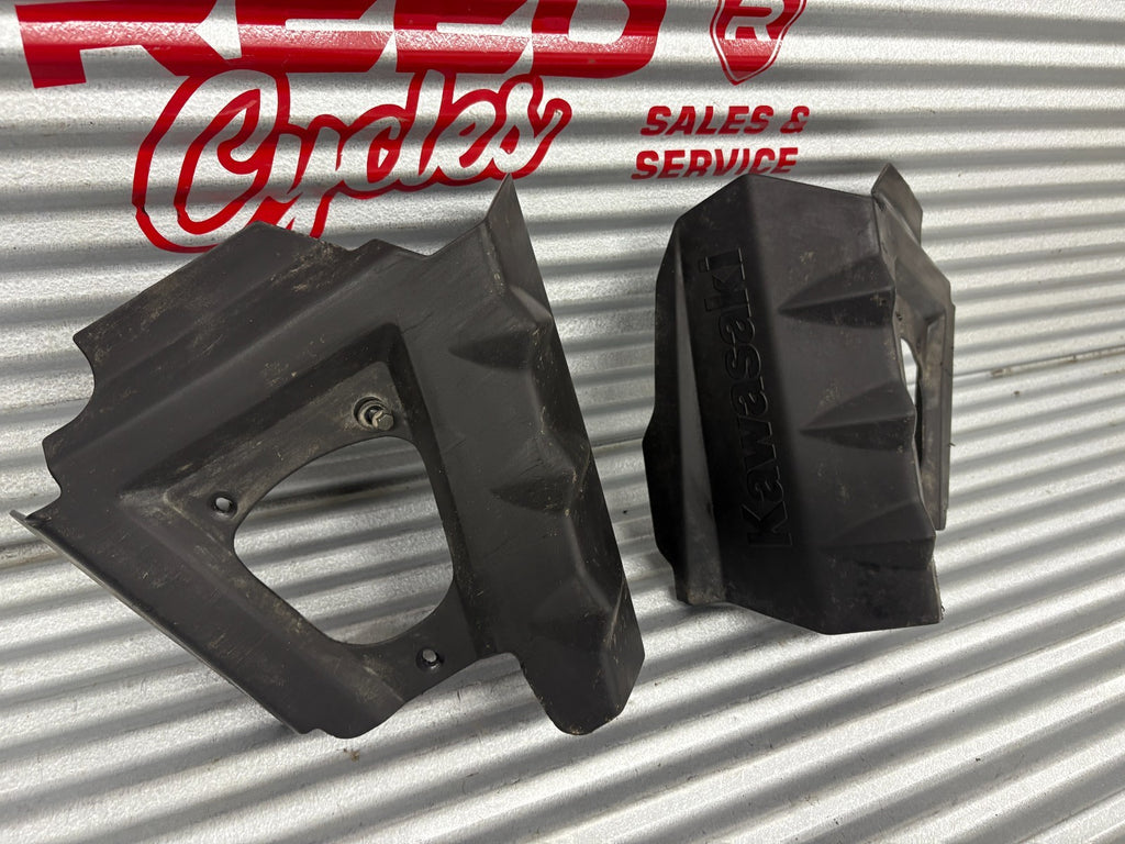 2010 Kawasaki Teryx 750 Left & Right Rear Control Arm Guards OEM EB416