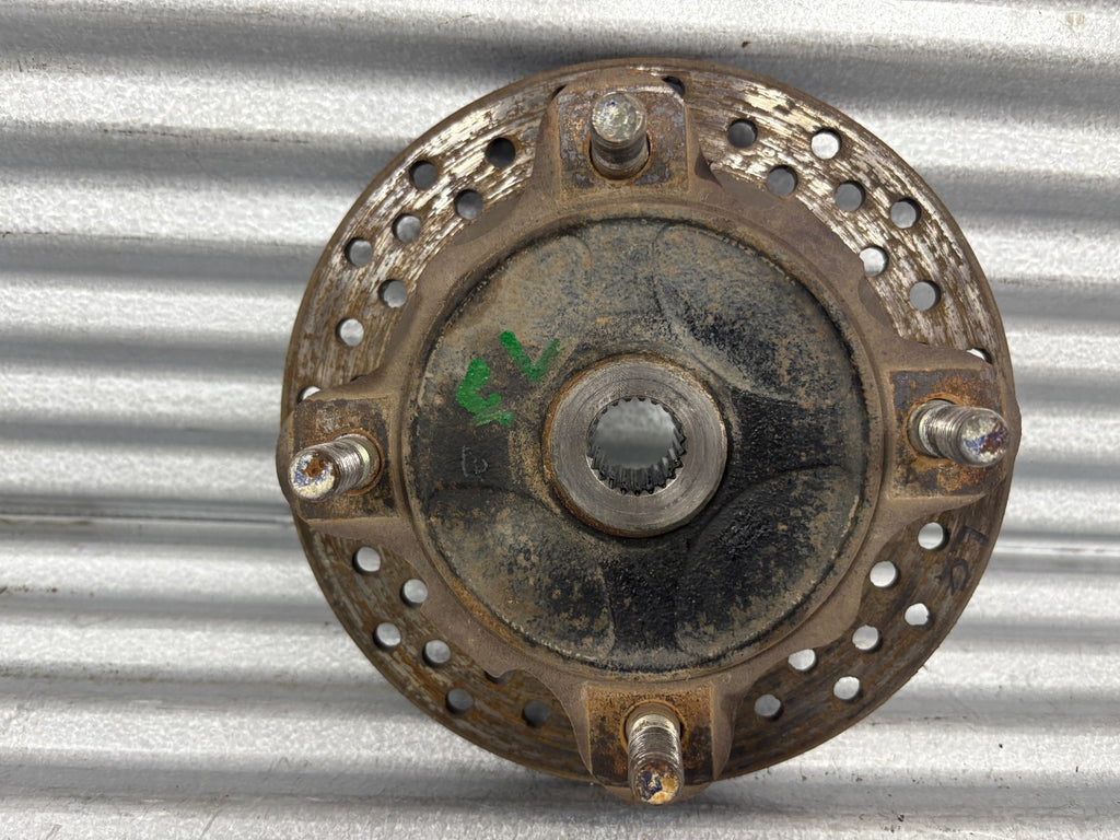 2010 Kawasaki Teryx 750 Front Left Wheel Hub with Disc Brake Rotor OEM 49030