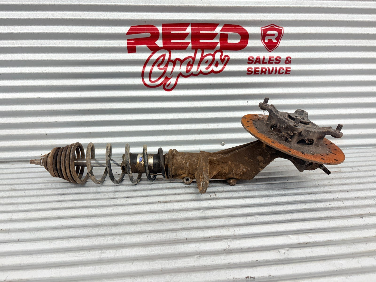 2002 Polaris Sportsman 700 Right Front Strut & Disc Brake OEM 7042054-067