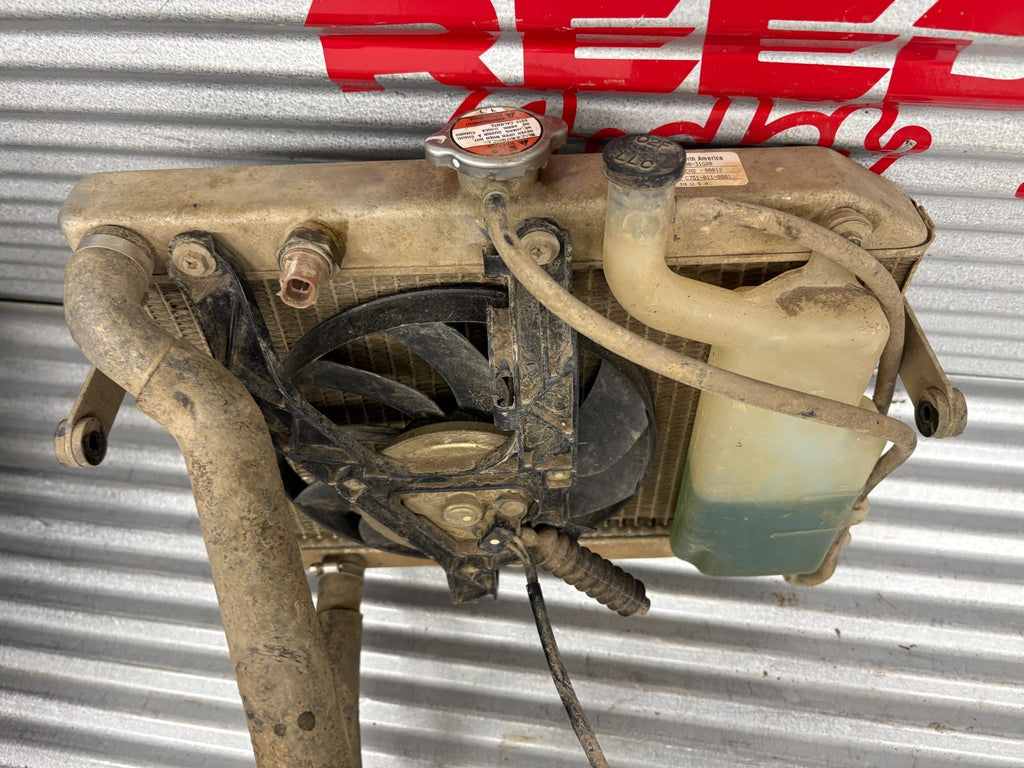 2013 Suzuki KingQuad 750 AXi Radiator & Cooling Fan 17710-31G20/ 17800-31G10