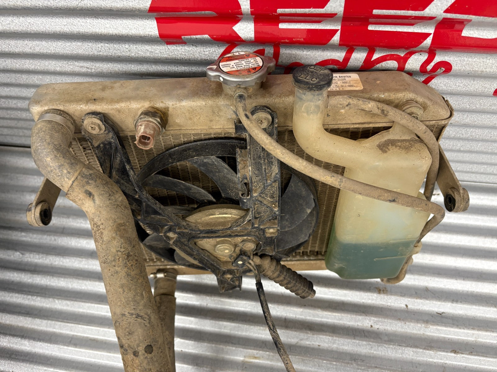 2013 Suzuki KingQuad 750 AXi Radiator & Cooling Fan 17710-31G20/ 17800-31G10