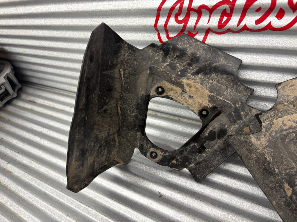 2010 Kawasaki Teryx 750 Left & Right Rear Control Arm Guards OEM EB416