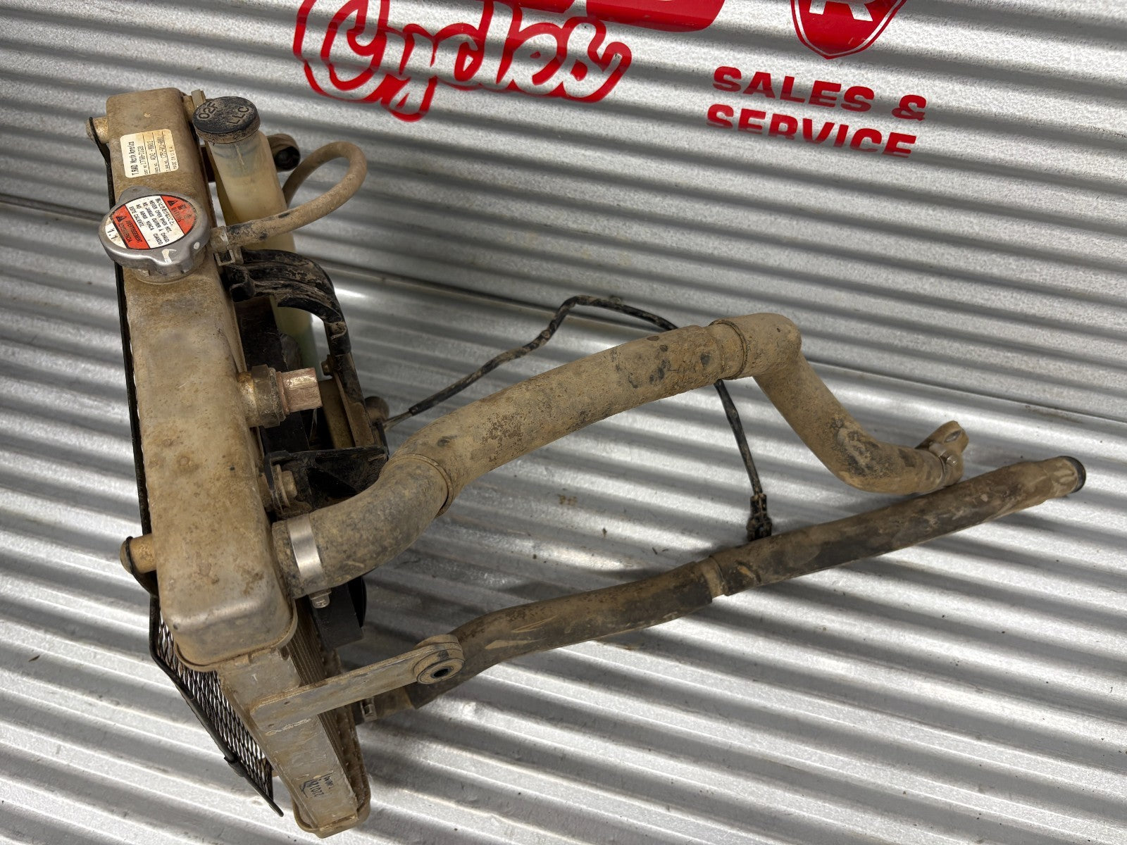 2013 Suzuki KingQuad 750 AXi Radiator & Cooling Fan 17710-31G20/ 17800-31G10