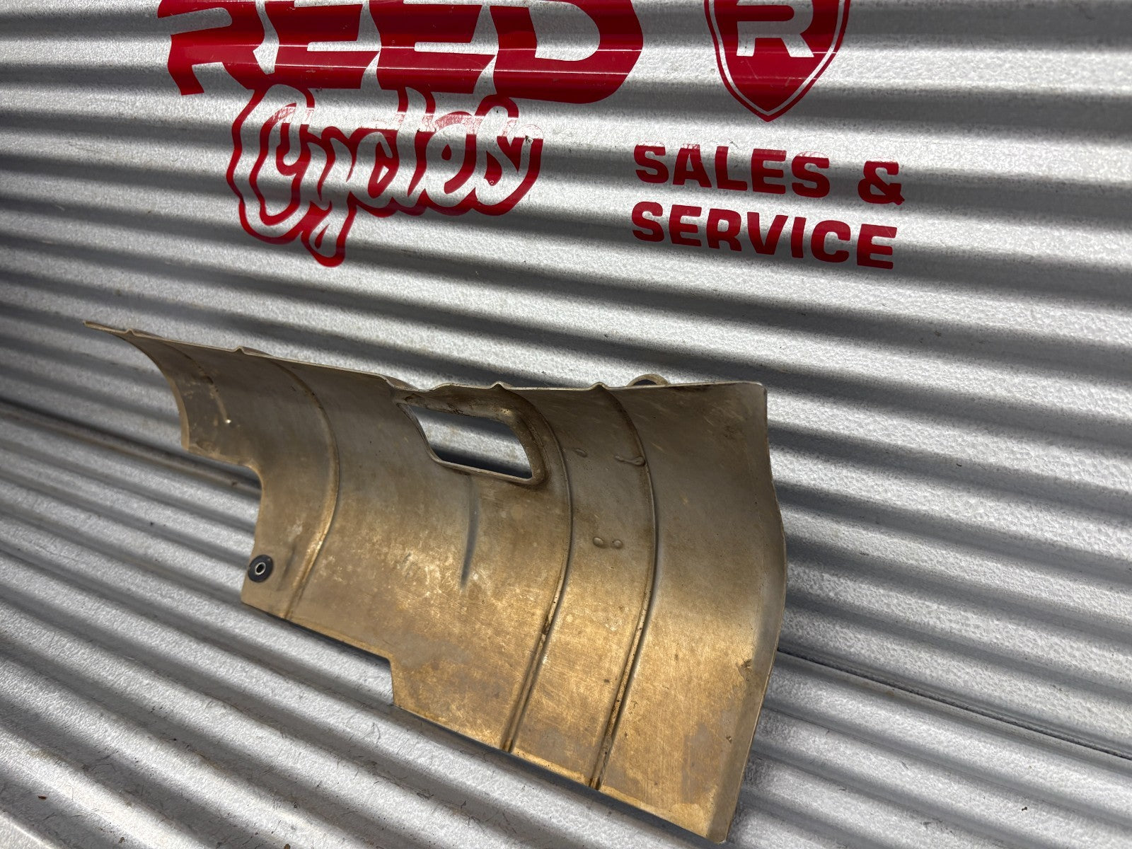 2013 Suzuki KingQuad 750 AXi Muffler Cover OEM 14880-31G60