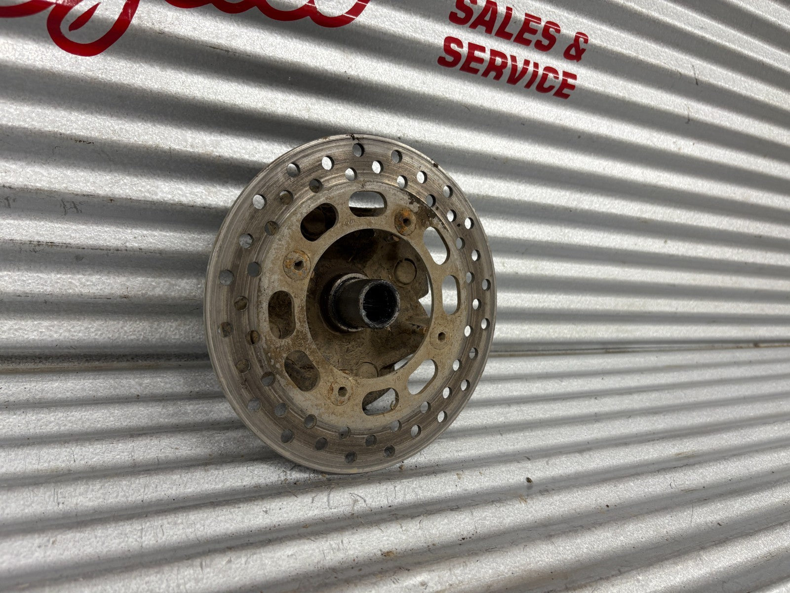 2013 Suzuki KingQuad 750 AXi Front Right Hub and Rotor OEM 54110-31G00