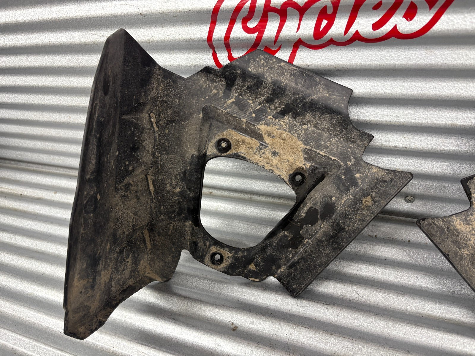 2010 Kawasaki Teryx 750 Left & Right Rear Control Arm Guards OEM EB416