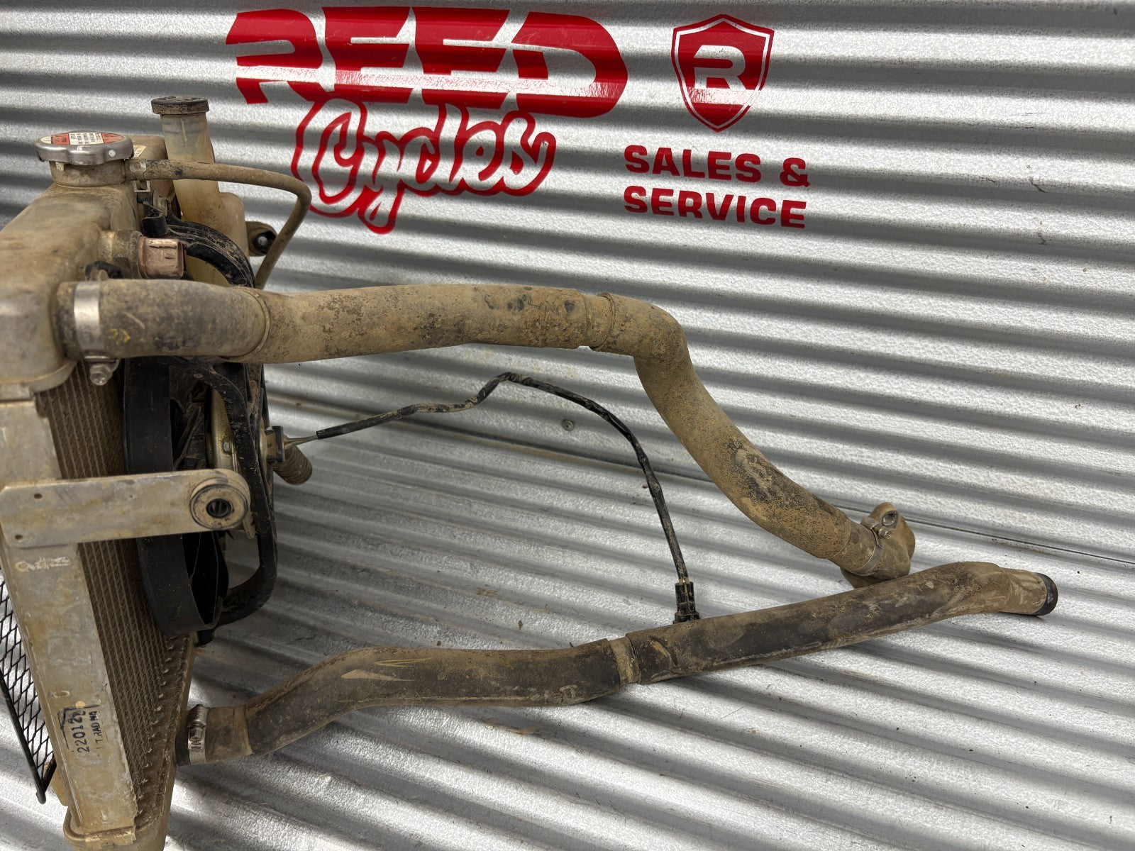 2013 Suzuki KingQuad 750 AXi Radiator & Cooling Fan 17710-31G20/ 17800-31G10