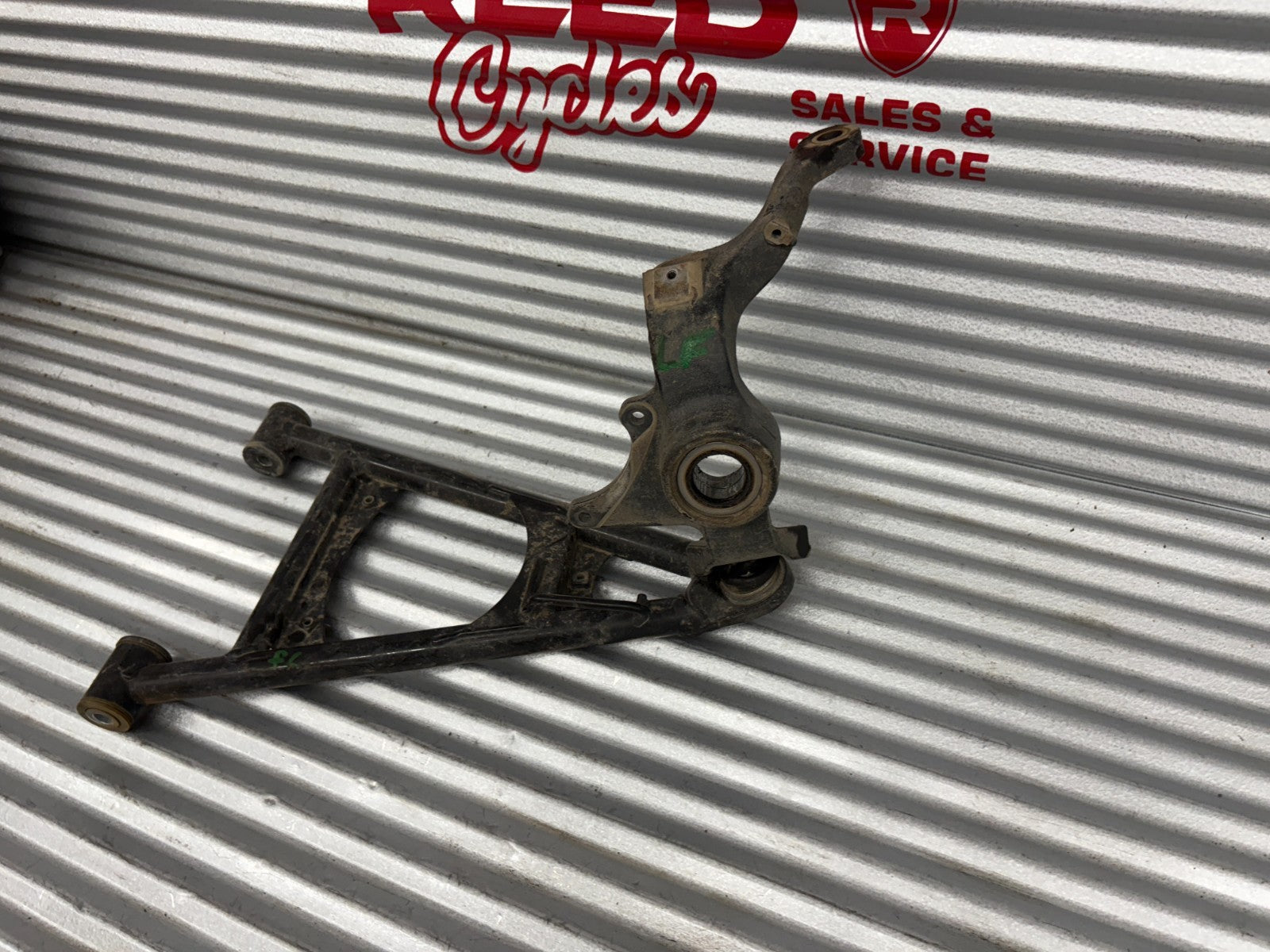 2010 Kawasaki Teryx 750 Left Front Knuckle with A-Arm OEM 39186-0096