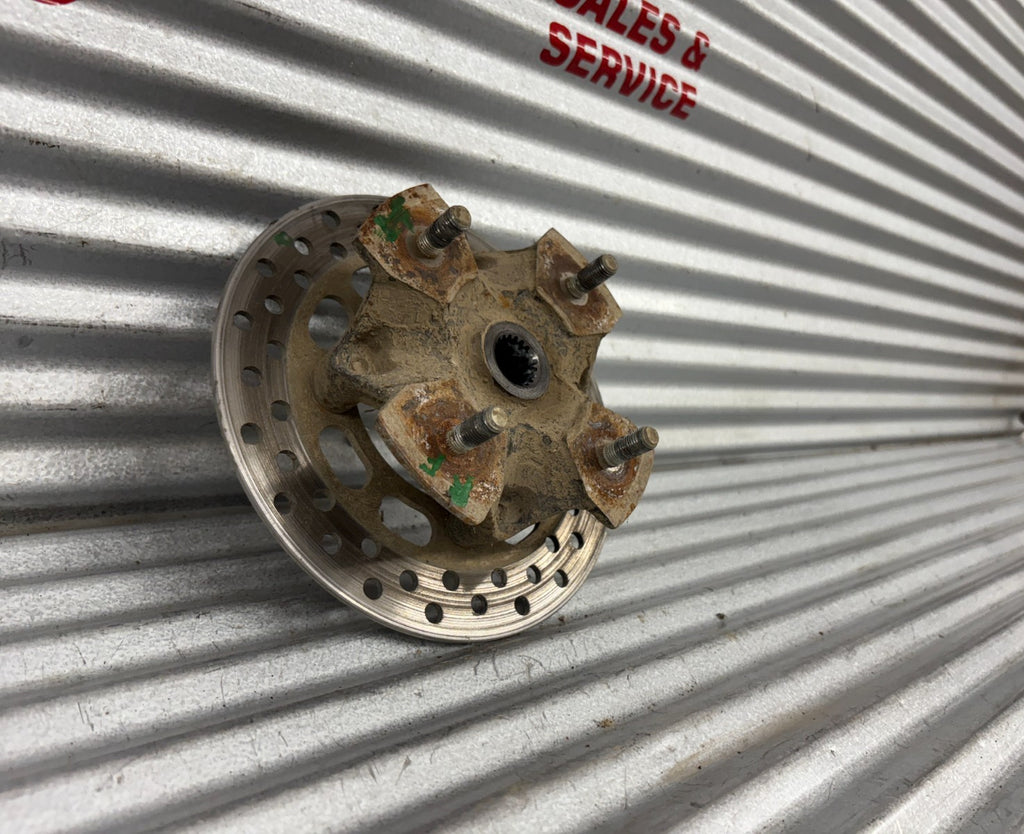 2013 Suzuki KingQuad 750 AXi Front Right Hub and Rotor OEM 54110-31G00