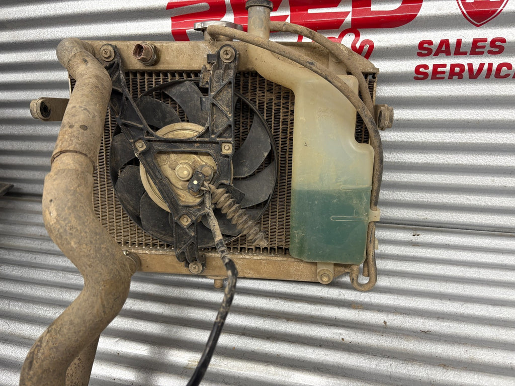 2013 Suzuki KingQuad 750 AXi Radiator & Cooling Fan 17710-31G20/ 17800-31G10