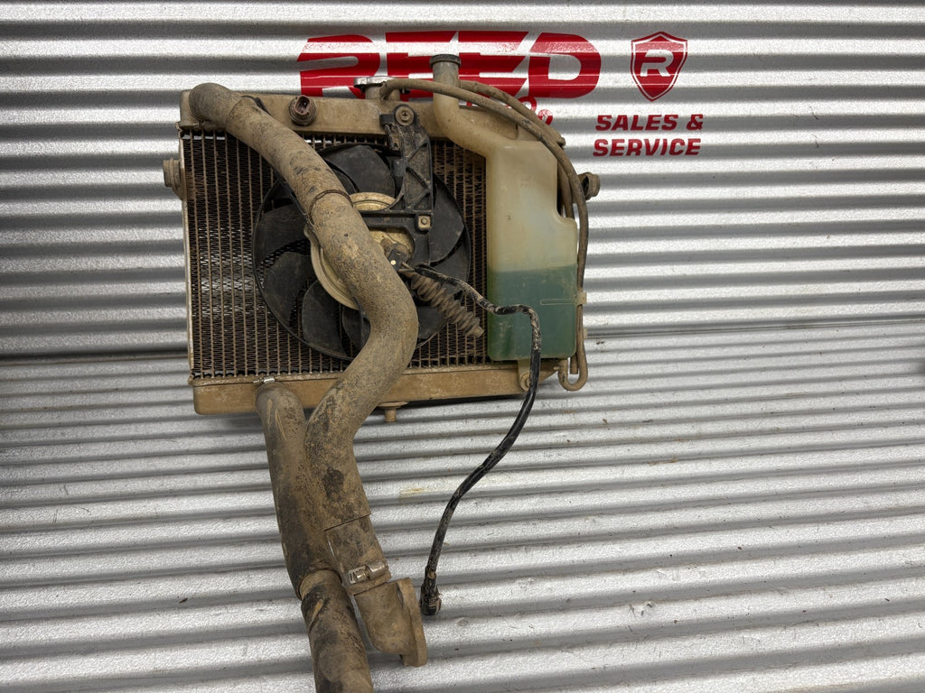 2013 Suzuki KingQuad 750 AXi Radiator & Cooling Fan 17710-31G20/ 17800-31G10