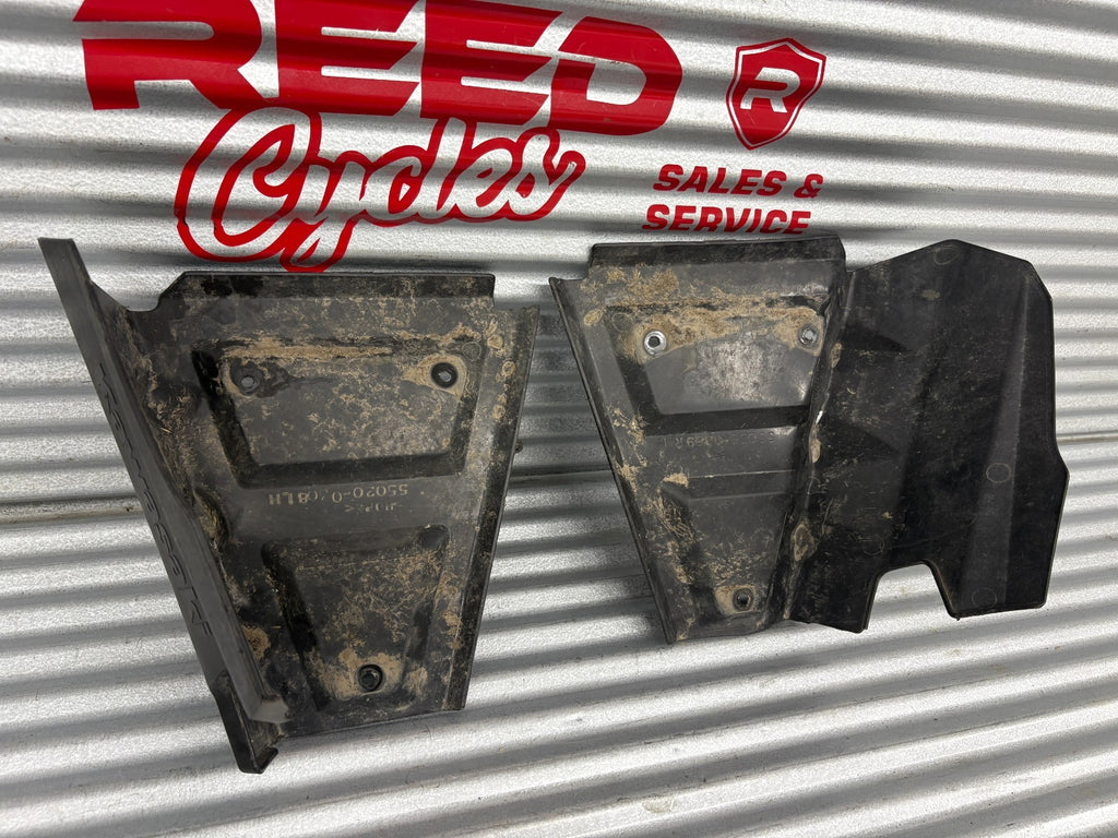 2010 Kawasaki Teryx 750 Control Arm Guards OEM 55020-0308-6Z / 55020-0309-6Z
