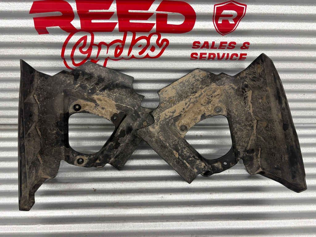 2010 Kawasaki Teryx 750 Left & Right Rear Control Arm Guards OEM EB416