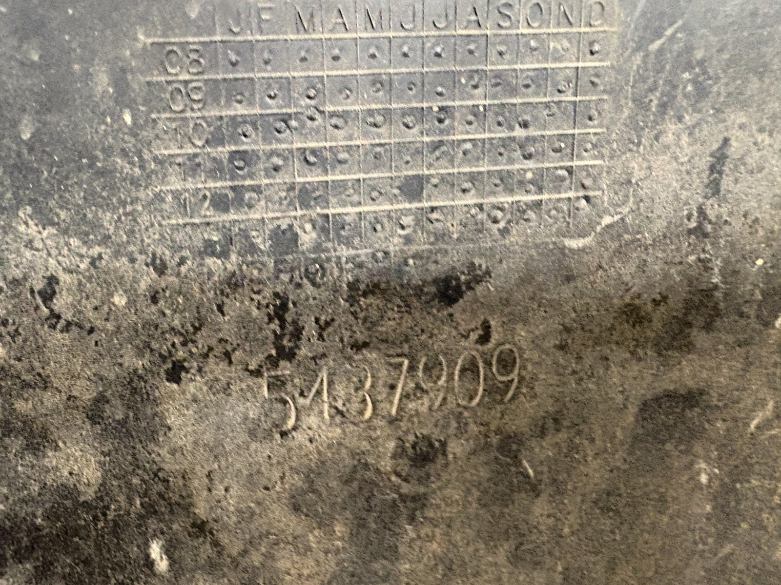 2014 Polaris Ranger 570 EFI Crew Seat Back Cover OEM 5437909-070