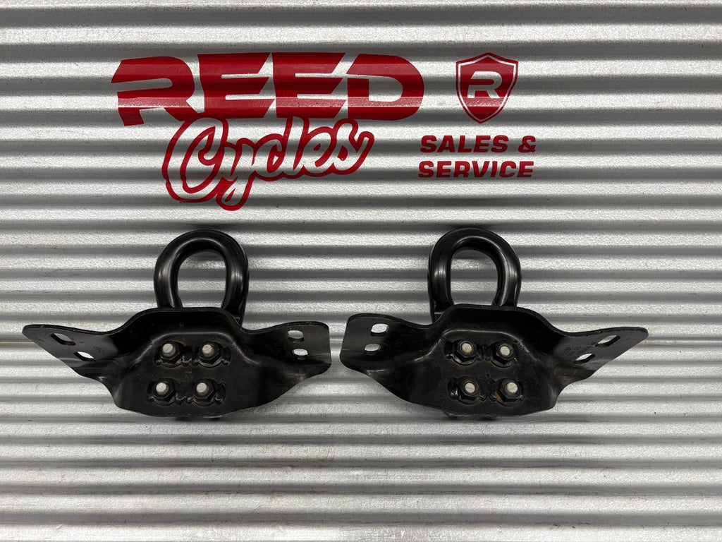 Front Tow Hooks Pair Black | Fits Ford F250 F-250 Super Duty 2017-2025 OEM