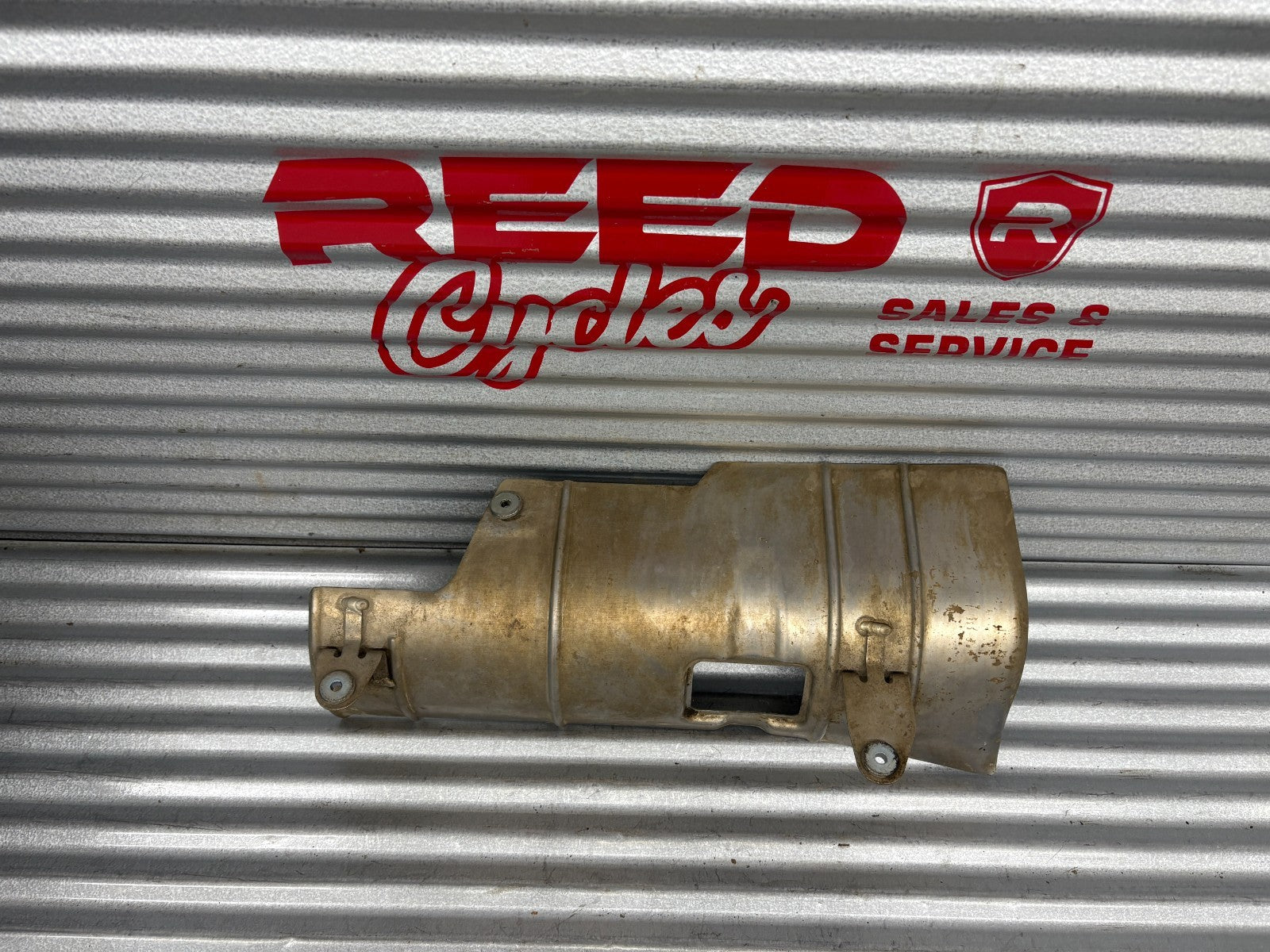 2013 Suzuki KingQuad 750 AXi Muffler Cover OEM 14880-31G60