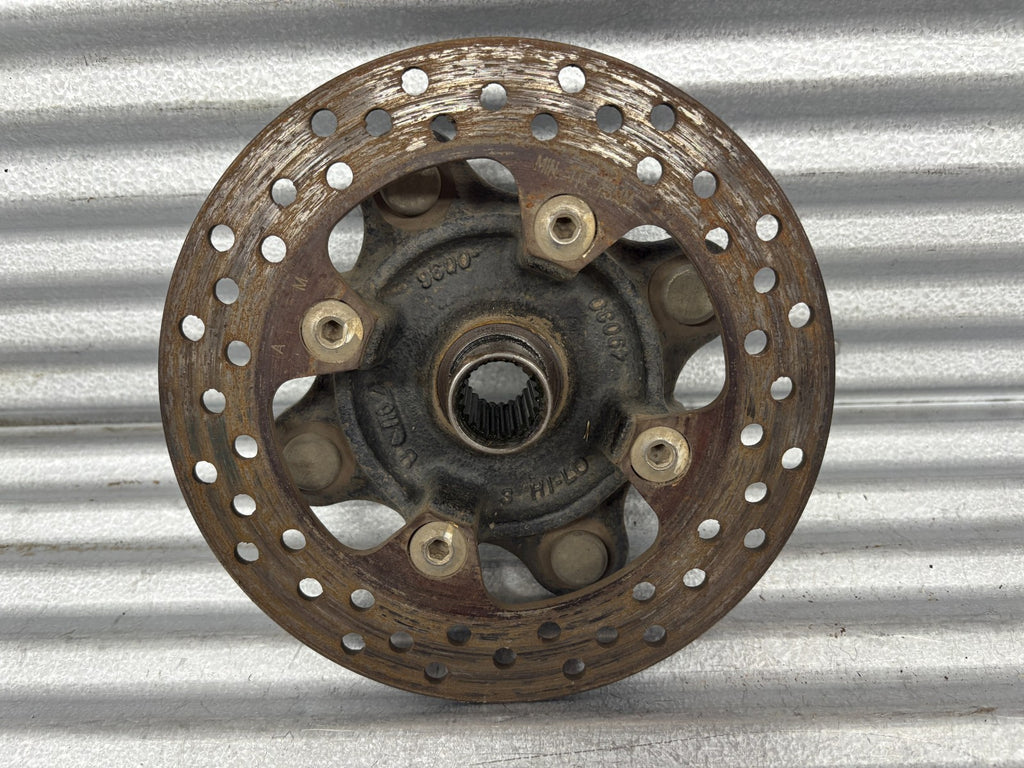 2010 Kawasaki Teryx 750 Front Right Wheel Hub with Disc Brake Rotor OEM 49030