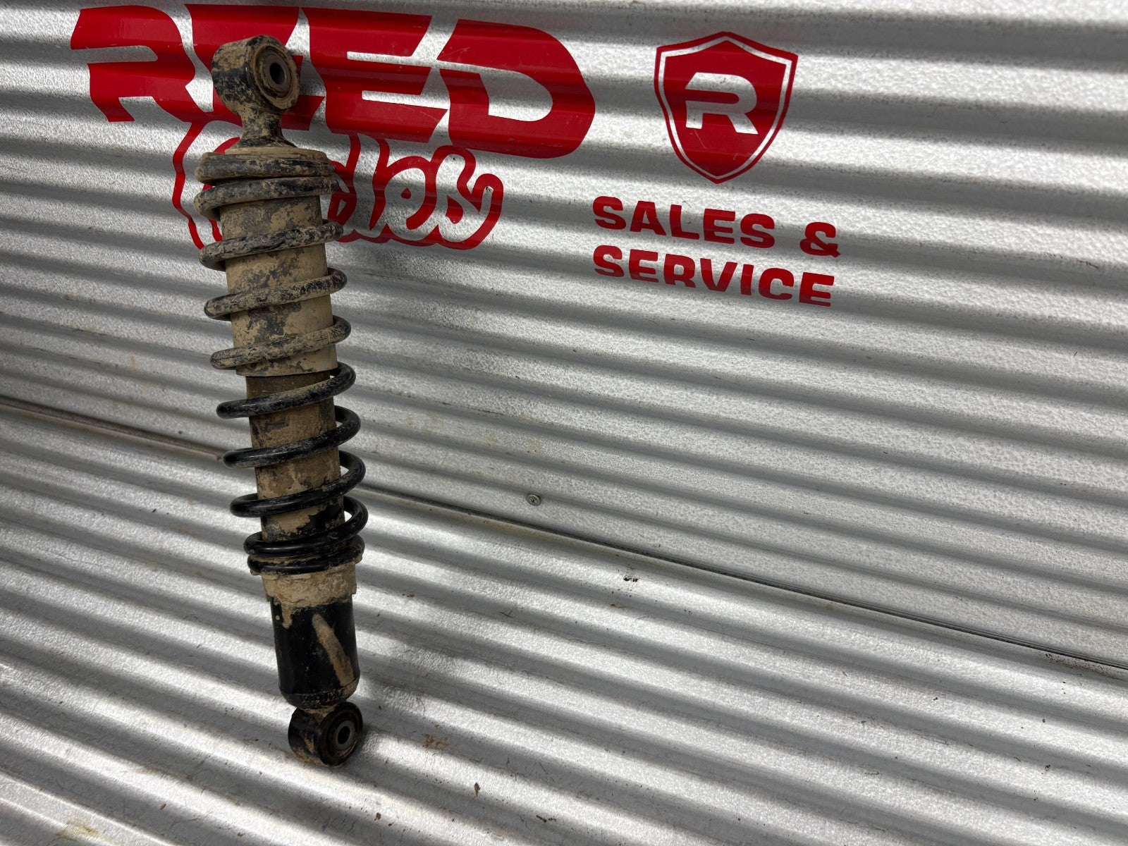 2013 Suzuki KingQuad 750 AXi Left Rear Shock OEM 62100-31G20-019