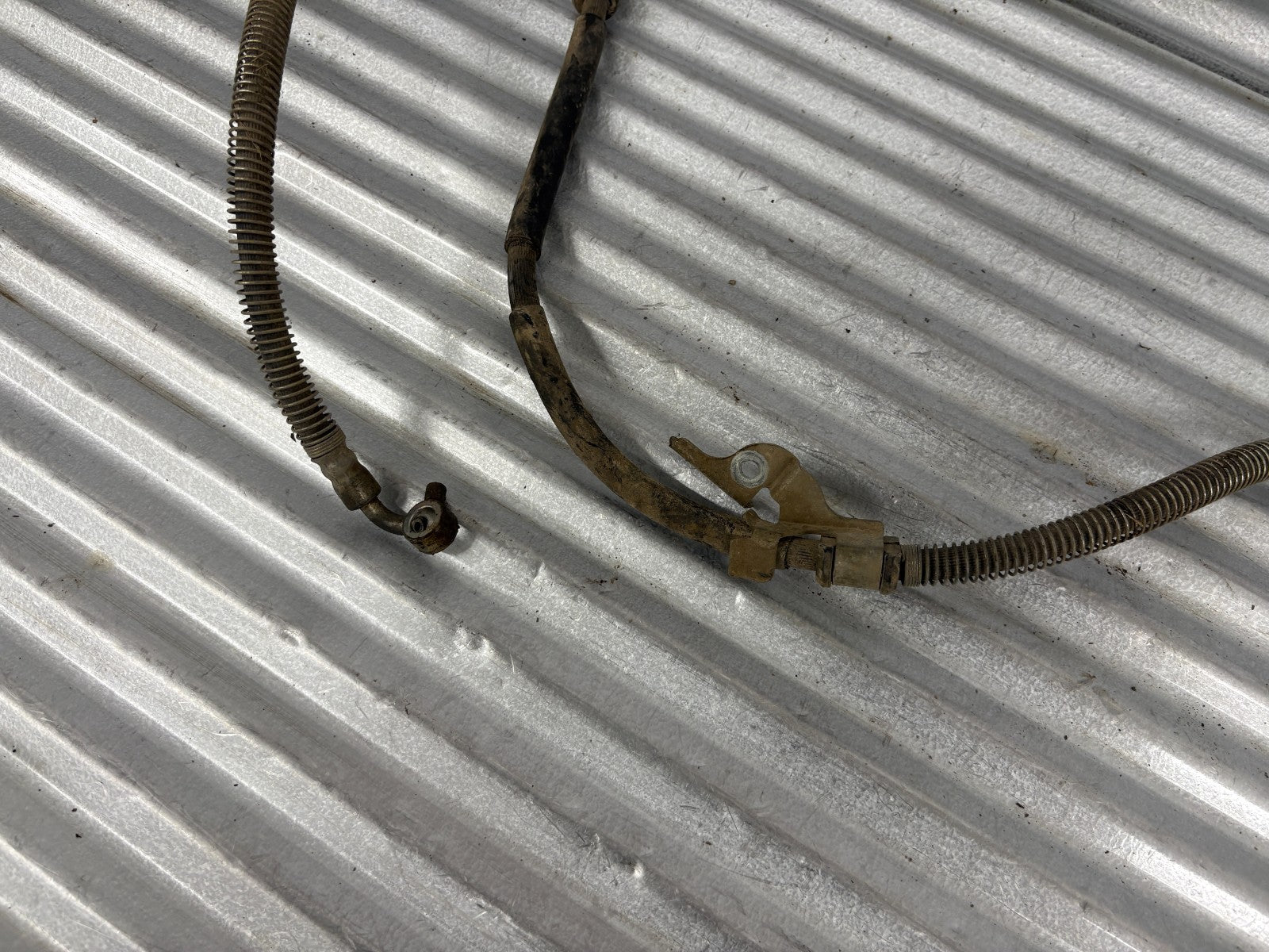 2013 Suzuki KingQuad 750 AXi Front Brake Hose Lines Set OEM 59240-31G50