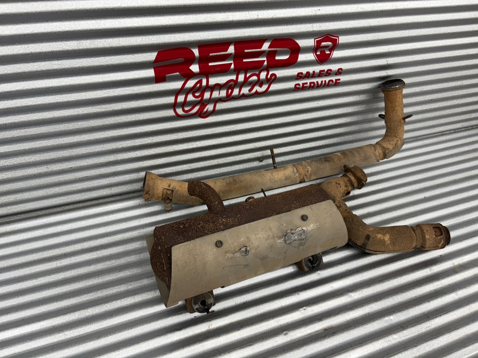 2014 Polaris Ranger 570 EFI EPS Exhaust Muffler OEM 1262335-489